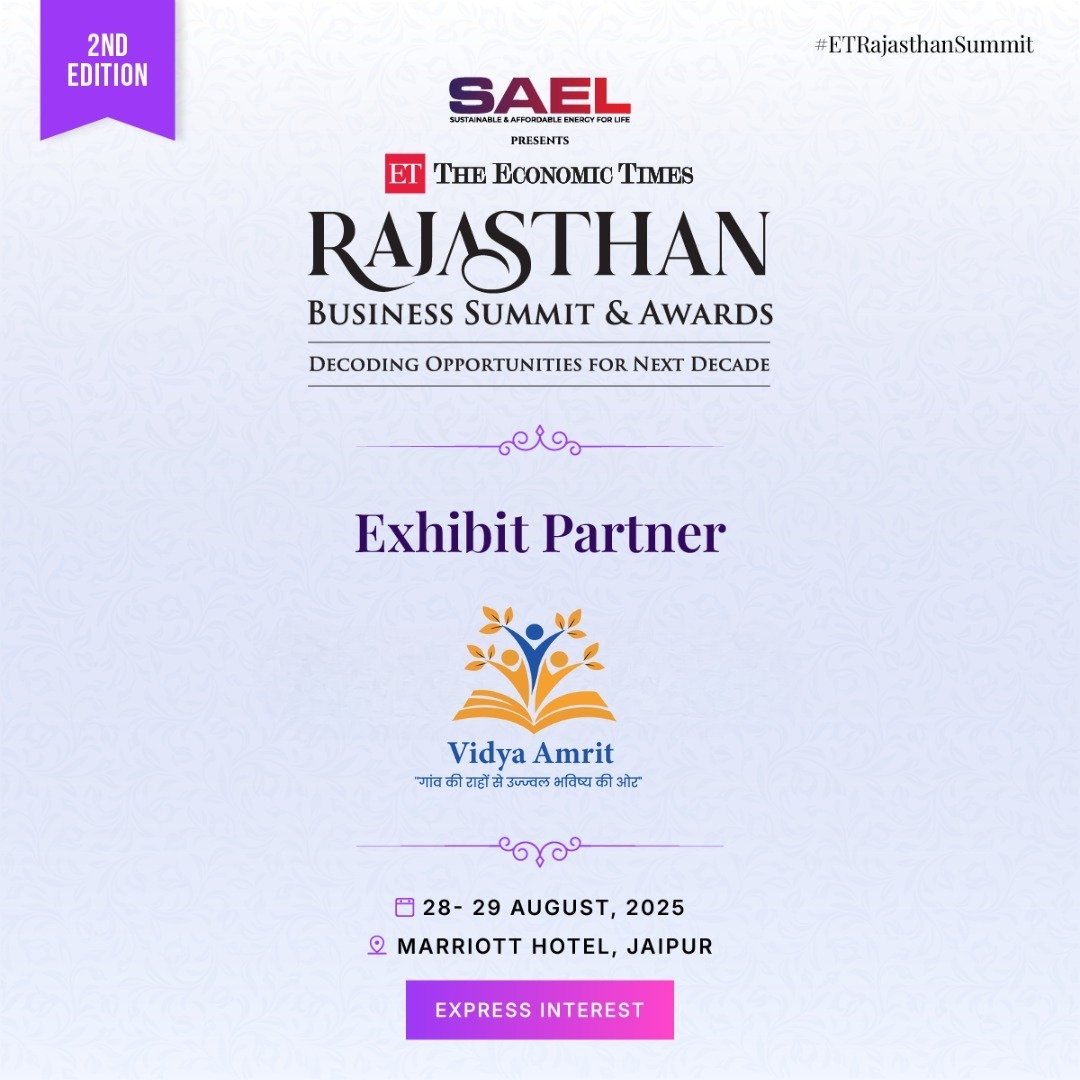 Vidya Amrit at ET Rajasthan Business & Summit Awards 2025